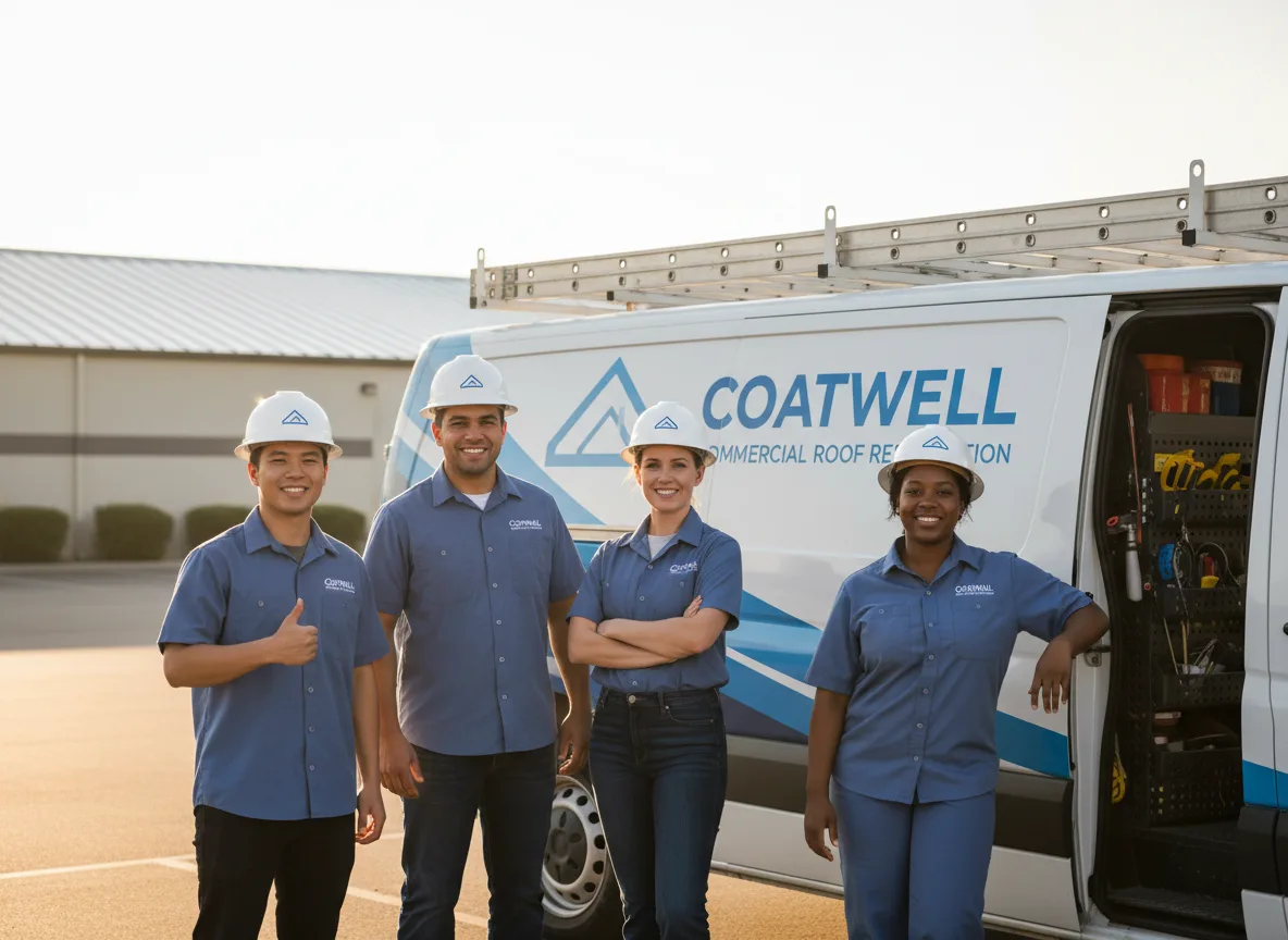 Commercial roof coating company in Windom, TX